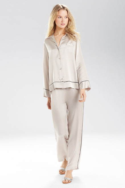 Josie Natori Key Essentials Notch Collar PJ