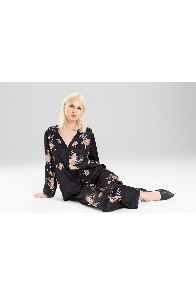 Josie Natori Midnight Garden PJ Set